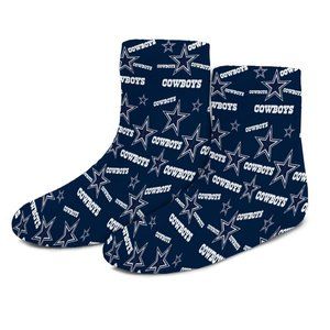 Dallas Cowboys Toddler For Bare Feet All Over Wordmark Logo Socks